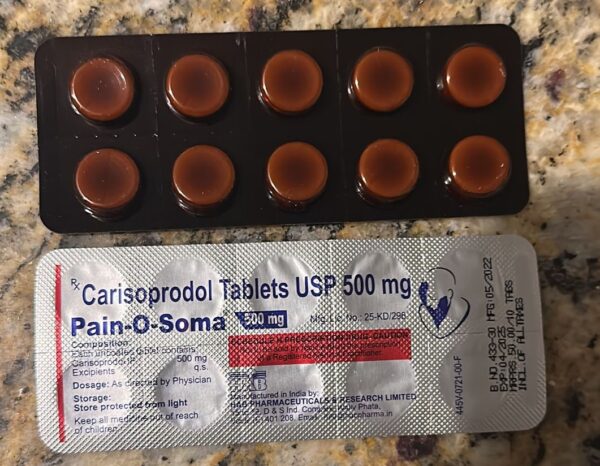 Carisoprodol 500mg (Soma)