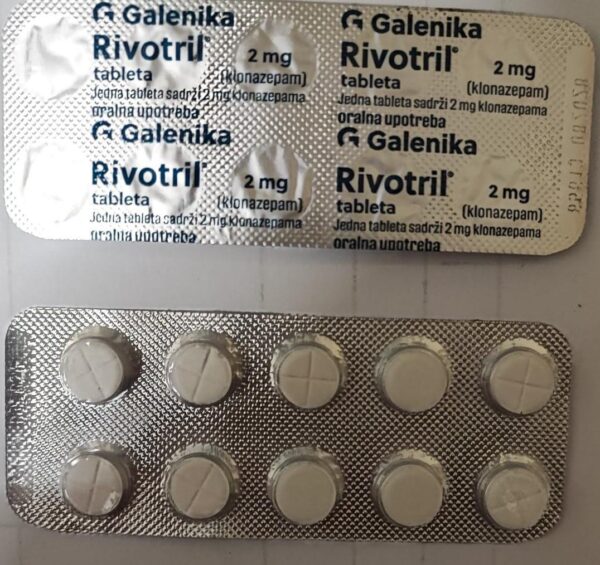 Clonazepam 2mg (RIVOTRIL Brand )